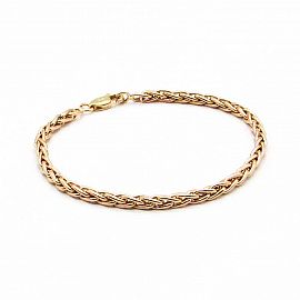 PULSERA ESPIGA 19CM /O.ROJO